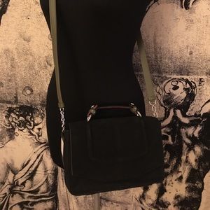 Maje suede/leather crossbody bag NWT